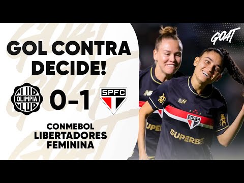 SÃO PAULO VENCE OLIMPIA E SEGUE VIVO NA CONMEBOL LIBERTADORES!
