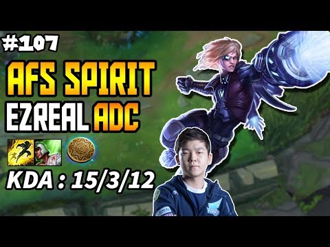 AFS Spirit Ezreal vs Caitlyn ADC- Korea Challenger S8