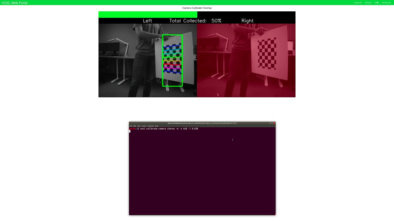 ModalAI Stereo Image Sensor Calibration