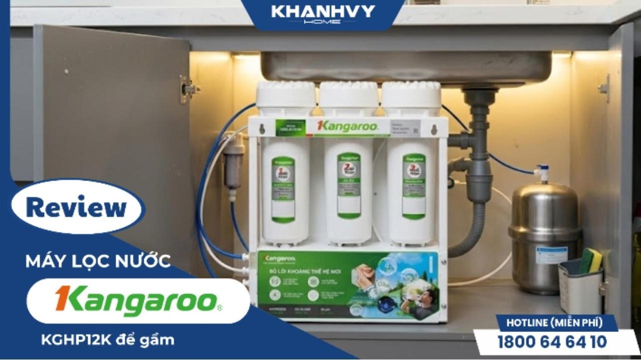 Máy lọc nước Kangaroo KGHP12K để gầm