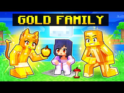 Adopted by the GOLD FAMILY in Minecraft!