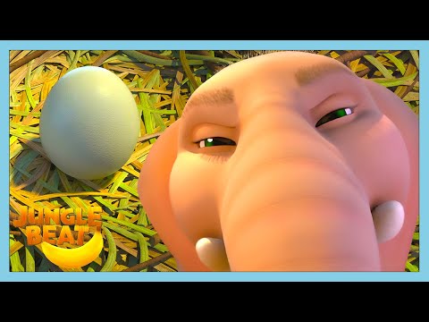Ovo de avestruz! | Jungle Beat | WildBrain Jardim Zoológico