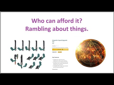 Who can afford it? Rambling about things.