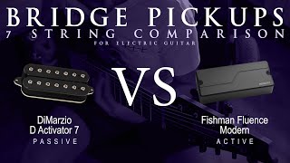 Video thumbnail for DiMarzio D ACTIVATOR 7 vs Fishman FLUENCE MODERN 7 - 7 String Bridge Guitar Pickup Comparison Demo by Mike Stamper