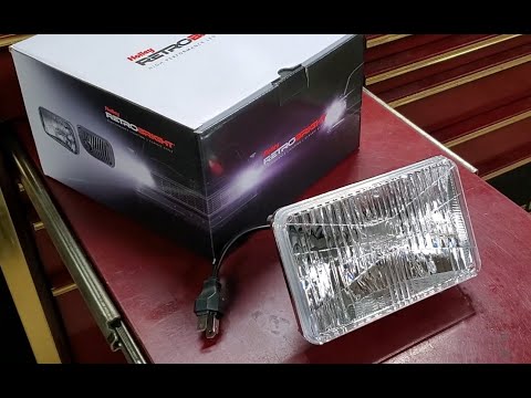 Holley RetroBright 4x6 LED Headlight Review in 73-87 Chevy Truck C10