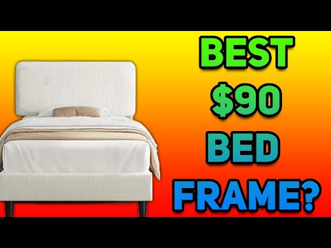 The Best Twin Bed Frame for Under $100 on Amazon! (Yaheetech Twin Bed Frame Review)