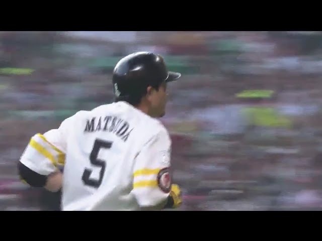 【2回裏】潮風乗って空高く‼ ホークス・松田 同点ホームラン‼ 2019/6/5 H-D