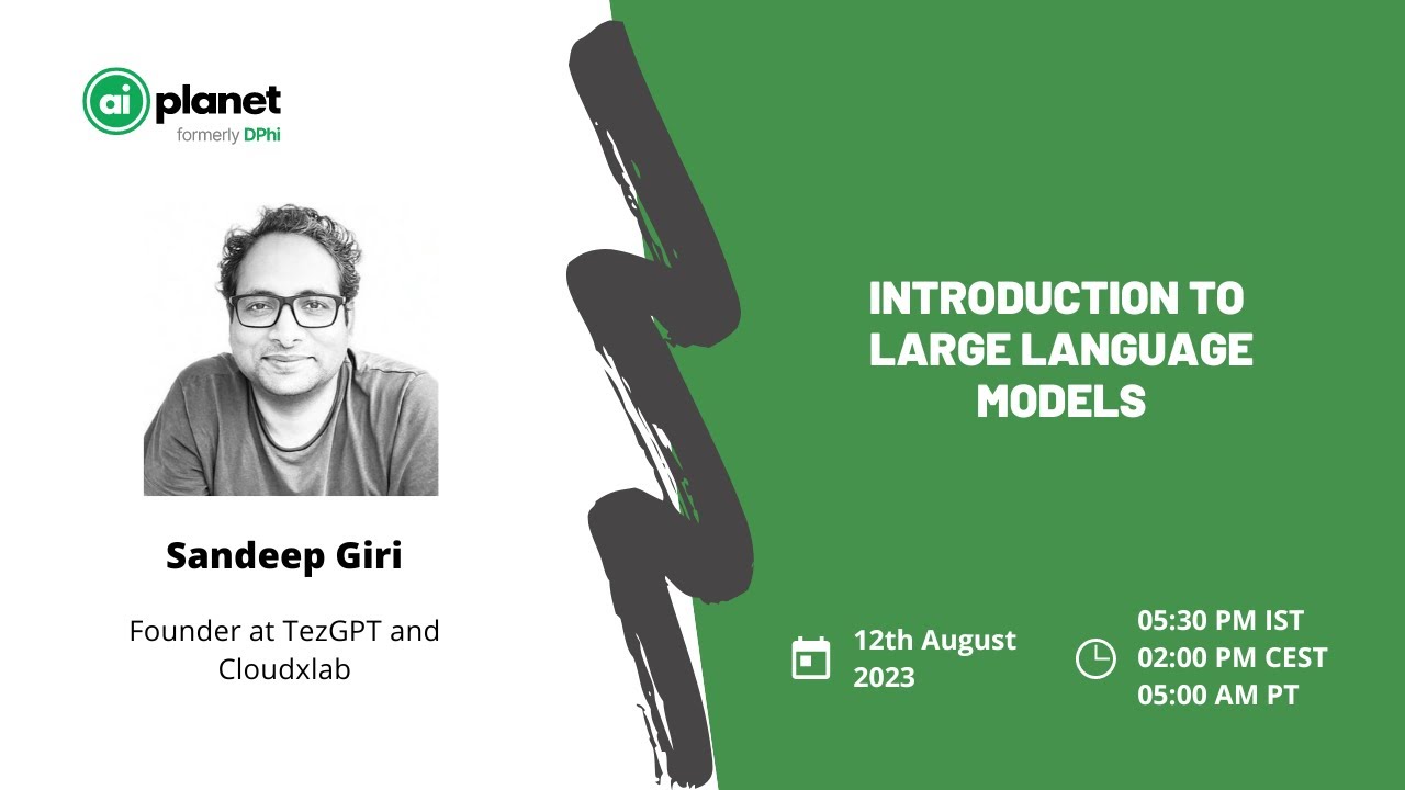 Introduction to Large Language Models