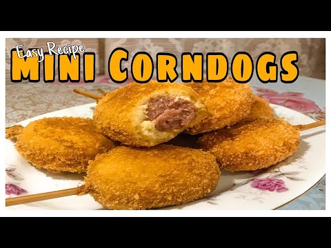 Mini Corndogs (without cornmeal) | Easy Recipe