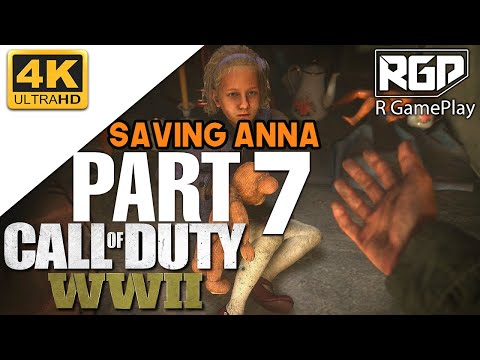 CALL OF DUTY WW2 Gameplay Walkthrough Part 7 Campaign  [ 4k ultraHD ] - No Commentary #callofdutyww2