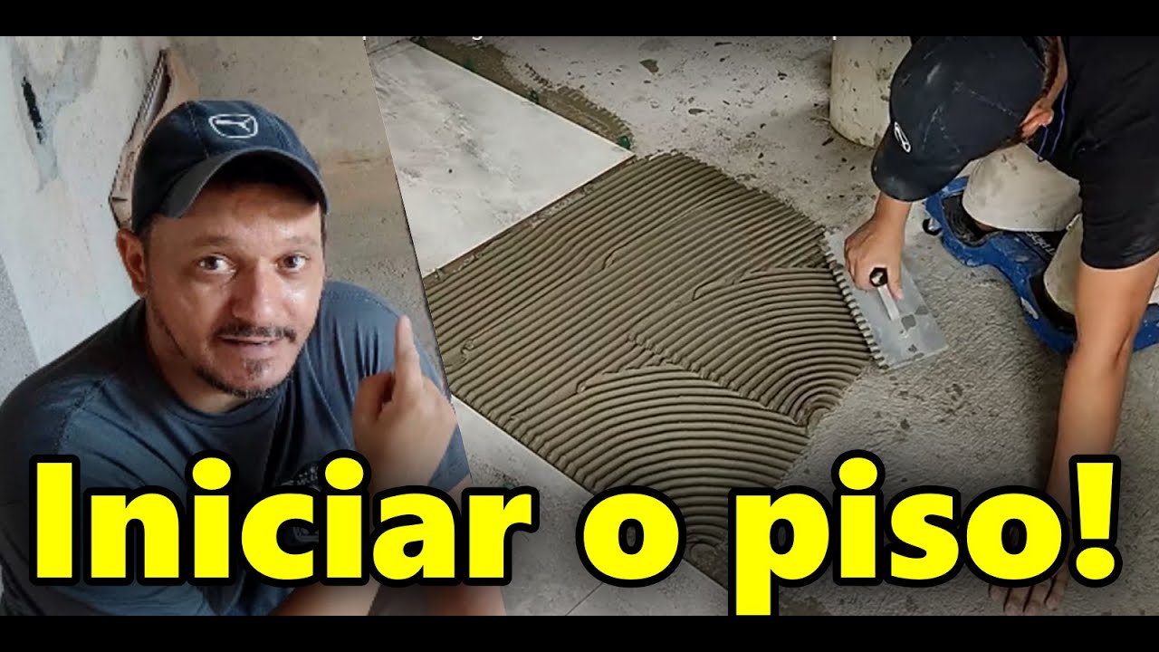 Como colocar piso. Como iniciar o assentamento do piso corretamente.