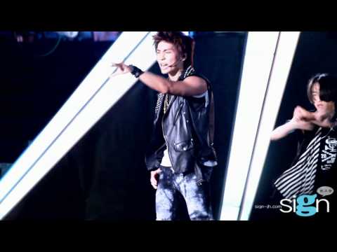 110813 Jonghyun's Flaming "Lucifer" Vocals (preview) @ Korean Music Wave