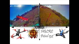 HGLRC Petrel 132 VS Wind5 in Small Technical Track