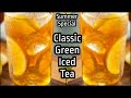 Iced Green Tea recipe - Healthy Summer Drink #shorts @magictouchrecipes9972
