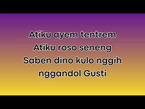 Nggandol Gusti Karaoke Akustik