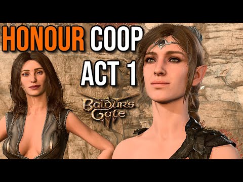 Honour Mode but it's CHAOS - Baldur's Gate 3 ACT 1 CO-OP