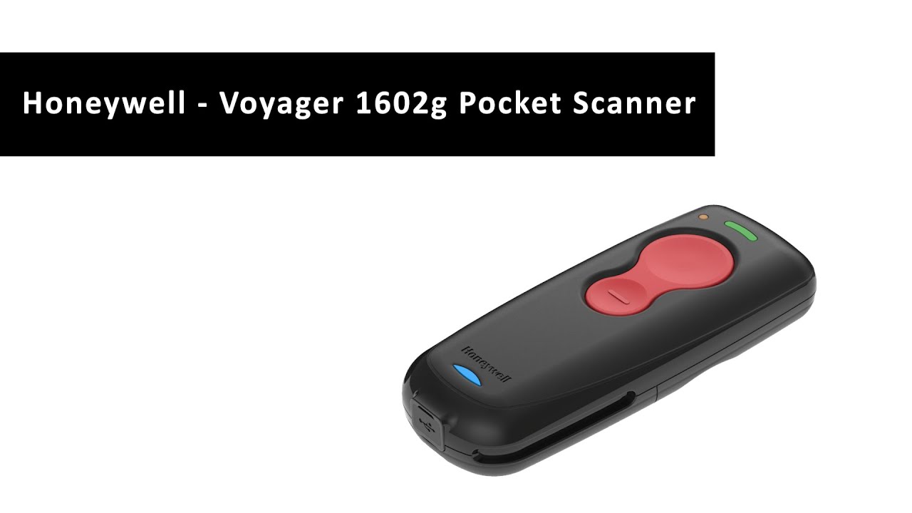 Watch the Honeywell Voyager 1602g - Wireless Pocket Barcode Scanner - 1D, 2D, QR code Watch the Honeywell Voyager 1602g - Wireless Pocket Barcode Scanner - 1D, 2D, QR code