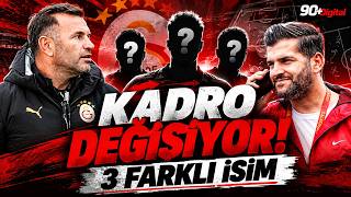 GALATASARAY'DA KADRO DEĞİŞİYOR! Okan Hocadan Gençlerbirliği maçına rotasyon! İlk
