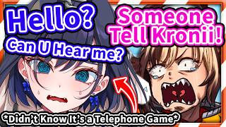 Kronii Just Realized She's Been Playing a Telephone Game This Whole Time 【HololiveEN】