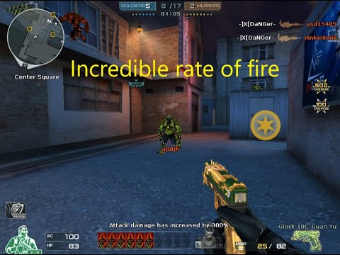 Crossfire West: Glock-18C-Guan Yu (Fully Automatic Weapon) HMX Gameplay - Champion Dang