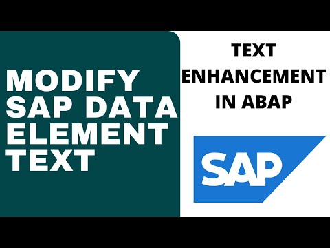 Text Enhancement | Fast Change Data Element Text | Modify Element Texts Easily