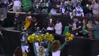 Darius Slay Gives Interception Ball to Meek Mill 🤝🤝 | Cowboys vs Eagles