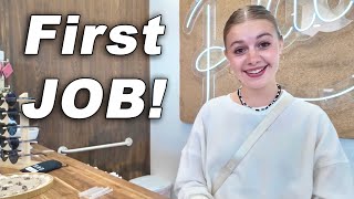 Her FIRST Job!