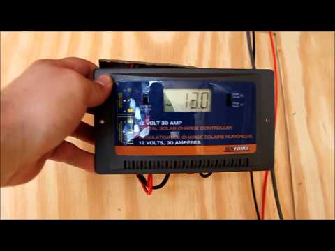 Installing My 30 Amp Digital Charge Controller in my Cargo Trailer