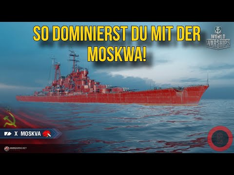 So nutzt du die Stärken der Moskva! | World of Warships | Deutsch/geram