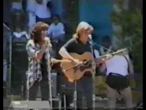 Grace Slick and Paul at Kantner Golden Gate Park  7 16 88
