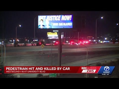 Interstate 40 closed in Albuquerque overnight