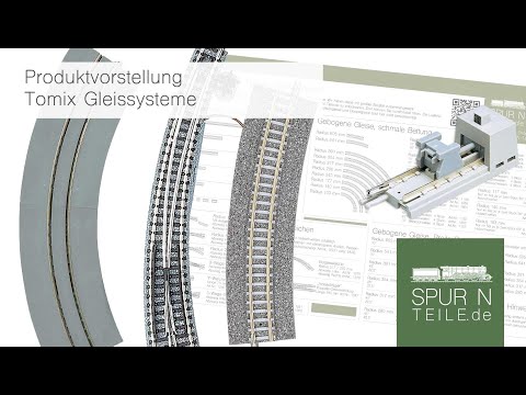 Produktvorstellung Tomix Fine Track / Straßenbahn - Gleissystem