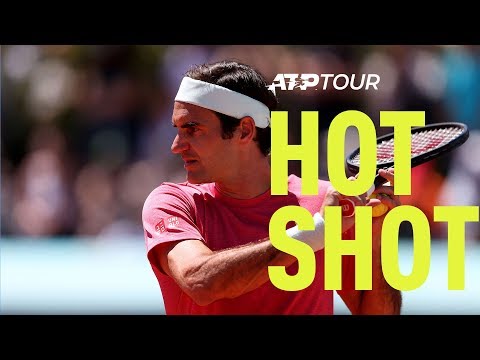 Hot Shot: Federer Drop Shot City In Madrid 2019