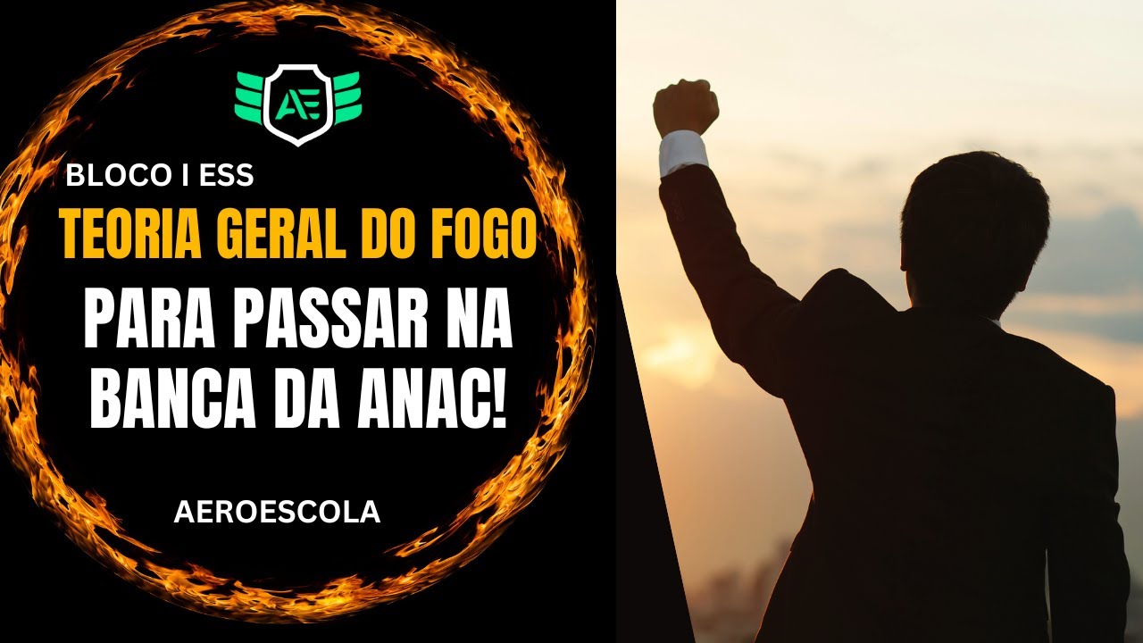 Bloco I ESS Para passar na Banca da ANAC: Teoria Geral do Fogo. Emergência para Comissários de voo.