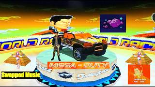 Swapped Music Hot Wheels World Race (PS2) Mega Duty On Space Out