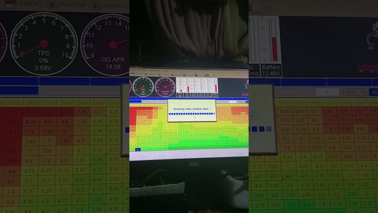 How to tune rapid back fire and idle rumble pitsbike ecu