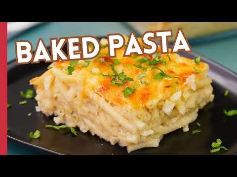 Cheesy Baked Bechamel Pasta | White Sauce Pasta Bake Recipe š
