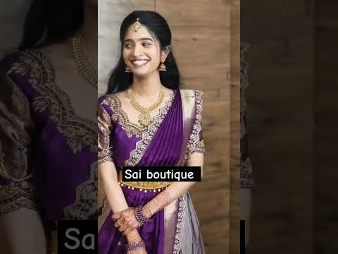 Engagement bridal pattu Halfsaree collection||traditional Halfsaree collection||9840037420