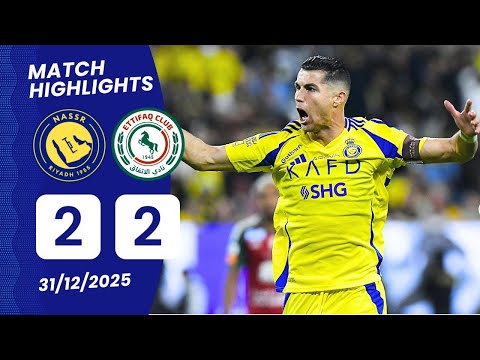 Ronaldo Never Gives Up! Al Ettifaq vs Al Nassr 2-2 | Full Match Highlights