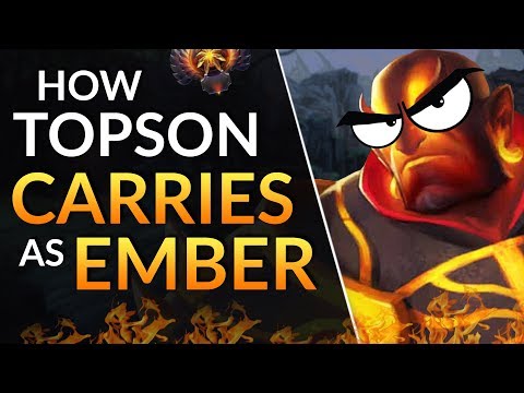 How Topson DESTROYS as EMBER SPIRIT - Pro Mid Lane Tips | Dota 2 Guide