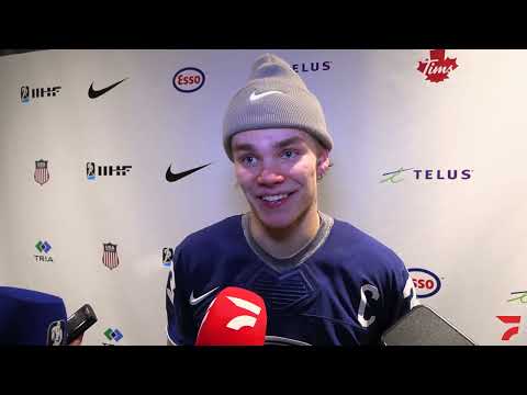 Finland Captain Aron Kiviharju Speaks After The Stunning OT Win Over USA At The World Juniors