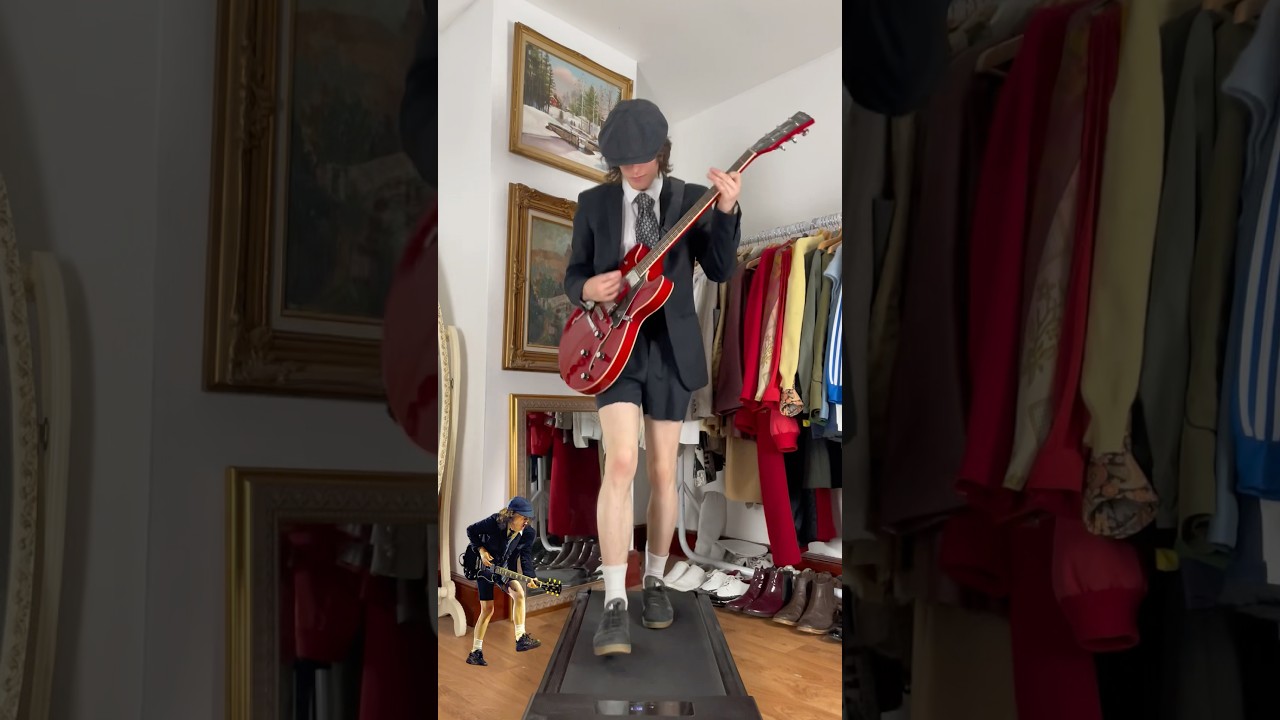 AC/DC Inspired Outfits #acdc #angusyoung #thunderstruck #rhystrinder #fashion #rocknroll