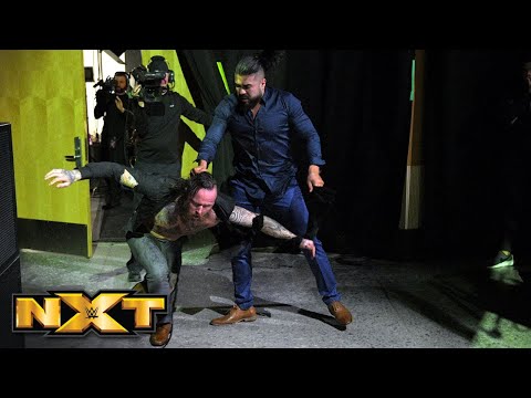Andrade "Cien" Almas unleashes a heinous attack on Aleister Black: WWE NXT, March 28, 2018