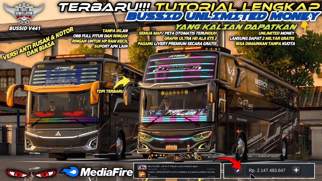 BUSSID 4.4.1 UPDATE!! HOW TO INSTALL THE LATEST BUSSID V4.4.1 APK + OBB | COMPATIBLE WITH ALL PHONES