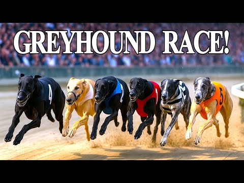 Greyhound Racing – Insane Speed! Who Will Win This Race?
