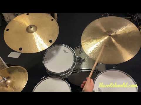 Compare 22” Matt Bettis Hi Bell thin Complex Ride 2372g and Craig Lauritsen 22” Thin Dark Ride 2205g