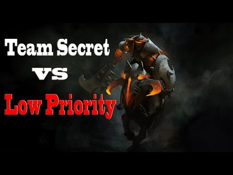 Team Secret vs Low Priority Chaos Knight - Midone / Pudge - Puppey / TA - PLD /Clinkz - Khezu