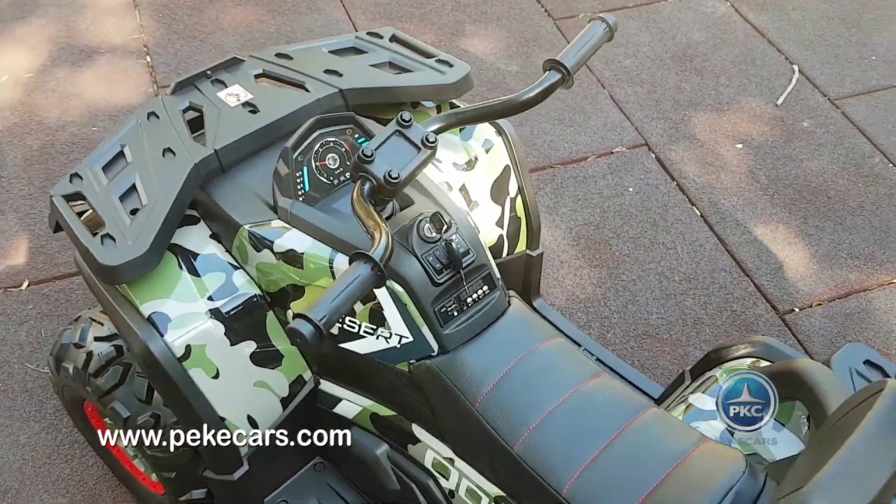 Quad eléctrico para niños Desert 12V Verde | Pekecars