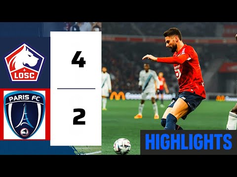LOSC Lille Paris FC (4-2) Résumé | Ligue 1 2025 | Lille Paris | LOSC Paris FC