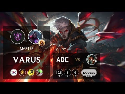 Varus ADC vs Miss Fortune - KR Master Patch 9.21